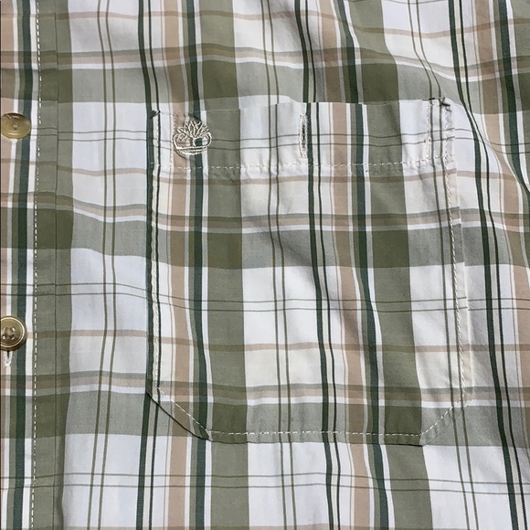 Timberland short sleeve button down shirt L - Picture 4 of 4